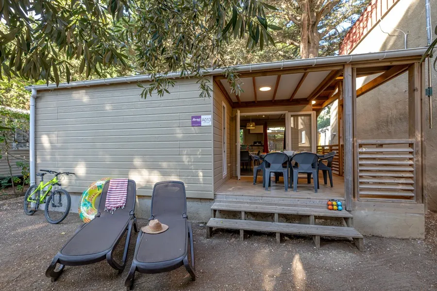 Location - Ciela Confort Chalet - 3 Chambres + Spa - Camping-Village le Floride & l'Embouchure