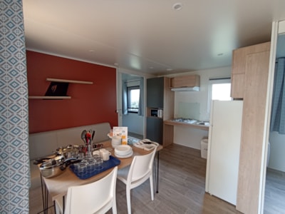C- Mobile home Hélios - adapted for people with reduced mobility - 2 bedrooms - 32m² with covered terrace