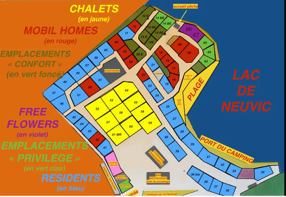 Flower Camping Le Port de Neuvic