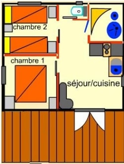 Chalet Adour 42 M² (2 Chambres)