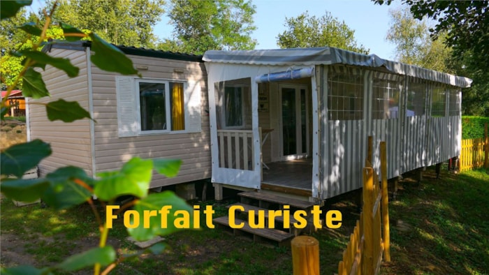 Mobil Home 43 Grand Confort 3 Chambres  - Forfait Curiste 21 Nuits