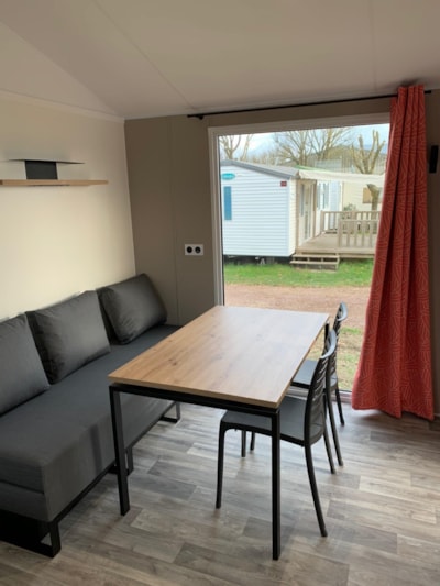 Mobile-home - 25m2 (2021) + 8m2 semi-covered wooden terrace. — 5
