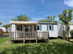 Accommodation - Mobile Home O'hara 784 32M² - 3 Bedrooms + Half-Covered Terrace (12M²) - Camping du Petit Pont