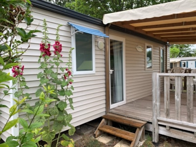 Mobile home 28m² + covered terrace (12m²) — 1