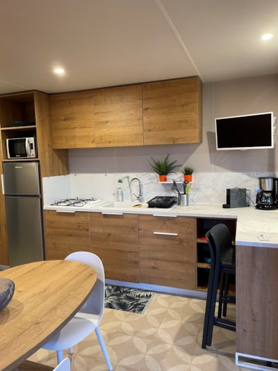 2022 - Mobile Home Standing 28m2 - Air conditioning + integrated terrace 8m2 — 5