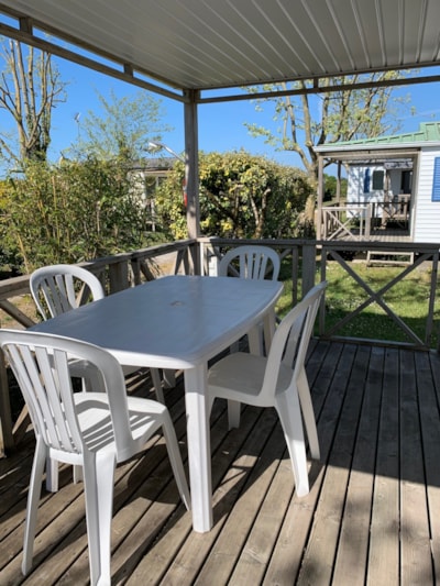 Mobile-home SAFARI 20m² - Built-in terrace 8m² — 3