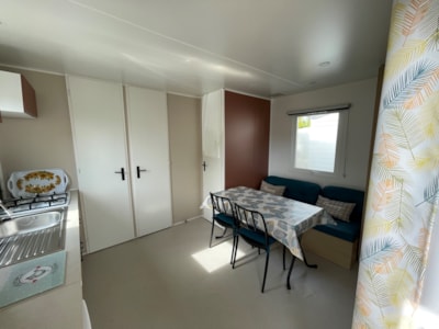 Mobile-home 25m² (IRM LOGGIA 2021) + 8m² semi-covered wooden terrace — 4