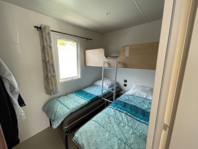 Mobile-home 25m² (IRM LOGGIA 2021) + 8m² semi-covered wooden terrace — 6