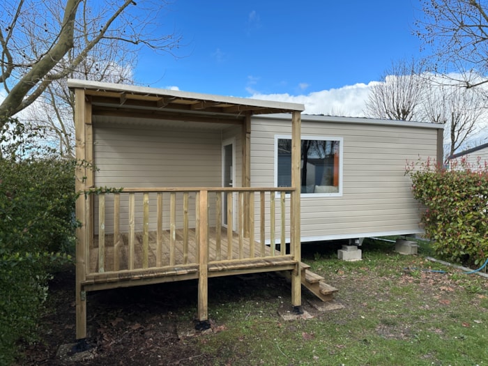 Nouveauté 2024 Loggia 2- Mobile-Home 25M² + Terrasse Bois Couverte 9M²