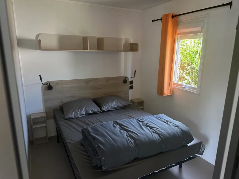 2024 Loggia 2- Climatisation -Mobile-Home 25M² + Terrasse Bois Couverte 9M²