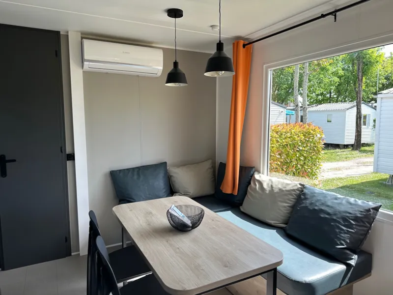 2024 Loggia 2- Climatisation -Mobile-Home 25M² + Terrasse Bois Couverte 9M²