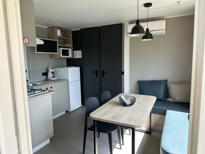 2024 Loggia 2- Climatisation -Mobile-Home 25M² + Terrasse Bois Couverte 9M²