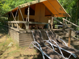Accommodation - Unusual Nature Tent 2Bedroom - Camping Sites et Paysages Au Bois Joli