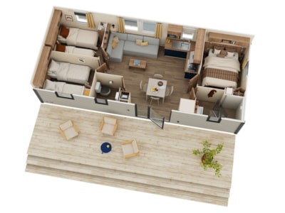 Mobil Home Premium - 3 ch