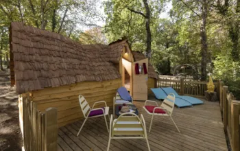 Mietunterkunft - Chalet Insolite Privilège 4* - Ushuaïa Villages - Camping au Bois Joli ****