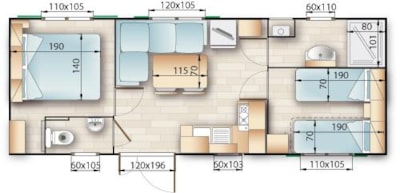 Three-room Mobilhome — 9