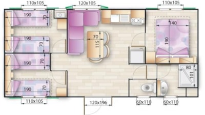 Four-room Mobilhome — 8