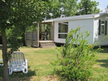 Mietunterkunft - Mobilheim Cottage Loggia - 2 Zimmer / 1 Badezimmer - Le Camp de Florence