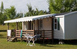 Accommodation - Mobile Home Deluxe Confort - 2 Bedrooms / 1 Bathroom + Air Conditioning - Le Camp de Florence