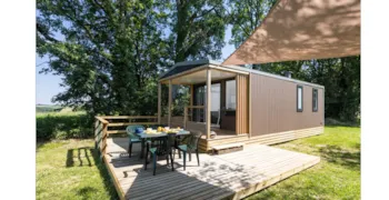 Mietunterkunft - Mobilheim Panoramique - 2 Zimmer / 1 Badezimmer + Klimaanlage - Le Camp de Florence