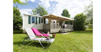 Mietunterkunft - Mobilheim Deluxe Octalia - 3 Zimmer / 1 Badezimmer + Klimaanlage - Le Camp de Florence
