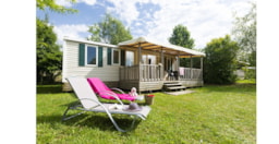 Accommodation - Mobile Home Deluxe Octalia - 3 Bedrooms / 1 Bathroom + Air Conditioning - Le Camp de Florence