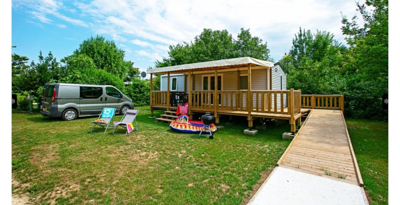 Mobilheim  Life - 2 Zimmer - 1 Badezimmer + CLIMATISATION  - behindertengerecht