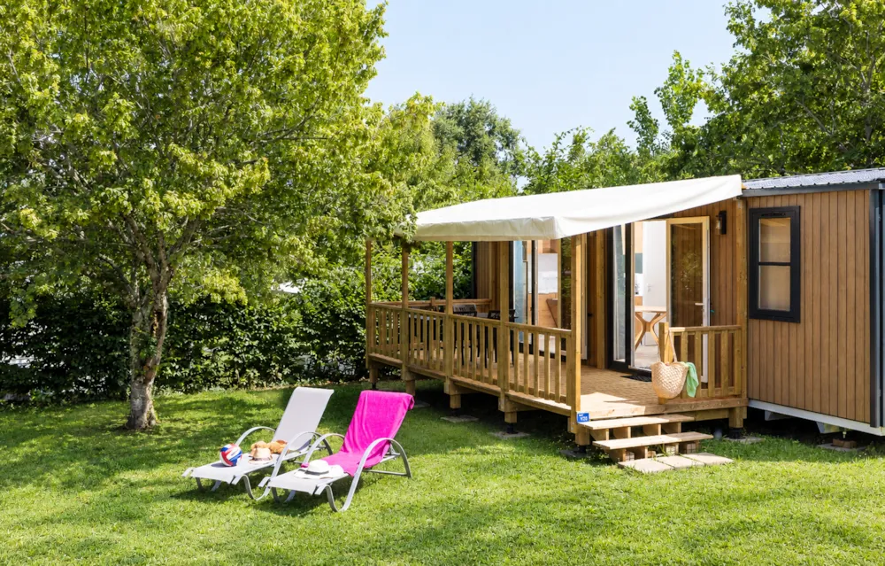 Location - Mobile Home Riviera - 2 Chambres / 1 Salle De Bain + Climatisation - Le Camp de Florence