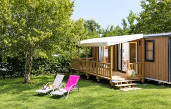 Mietunterkunft - Mobilheim Riviera -  2 Zimmer / 1 Badezimmer + Klimaanlage - Le Camp de Florence