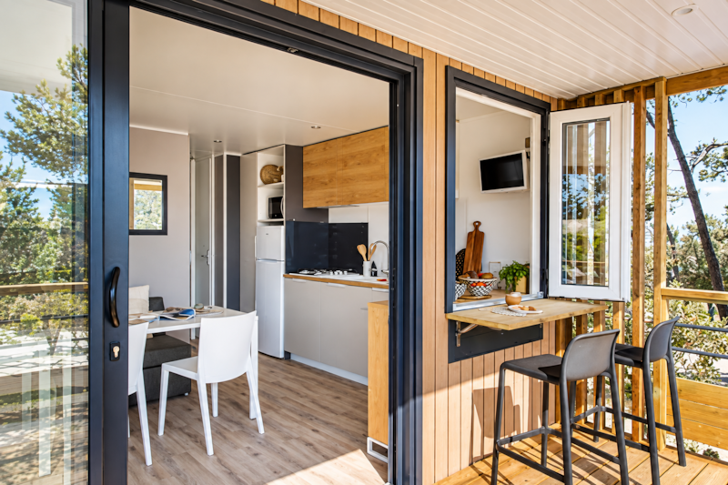 Mobilheim Panoramique - 2 Zimmer / 1 Badezimmer + Klimaanlage