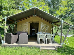 Accommodation - Safari Tent - Camping Les Eychecadous