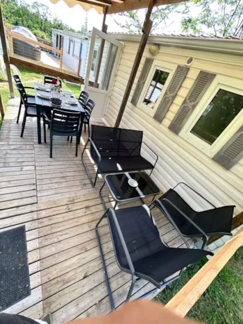 Mietunterkunft - Mobilheim Komfort - Camping Les Eychecadous