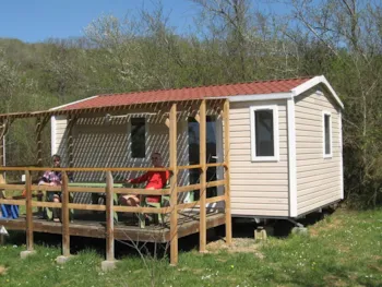 Mietunterkunft - Mobilheim Confort + 24M² (2 Zimmer) - Camping du Lac