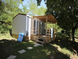 Huuraccommodatie(s) - Stacaravan Confort + 18M² (1 Kamers) - Camping du Lac