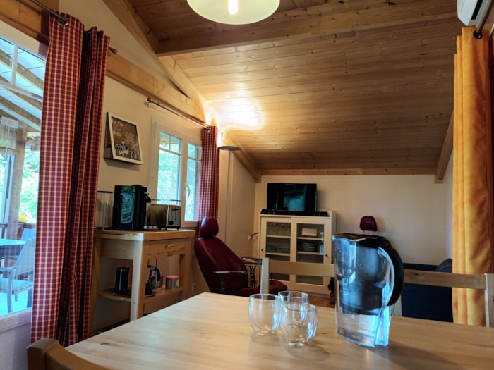 Chalet En Bois Avec Spa Privatif