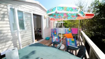 Mietunterkunft - Mobilheim Eco 25M² (2 Zimmer) + Terrasse - Ohne Badezimme - Camping du Lac