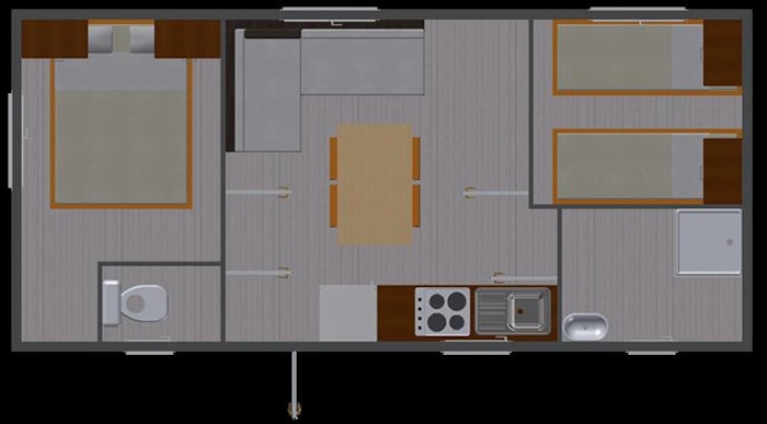 Mobil-Home An 2005 / 2 Chambres