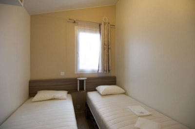 Premium mobile home, 30 m², 2 bedrooms, near the lake or with countryside view