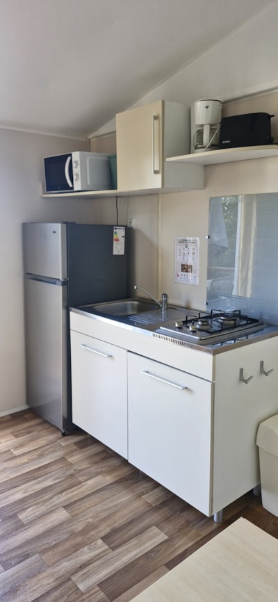 Comfort mobile home 21m², 2 bedrooms, beautiful countryside view