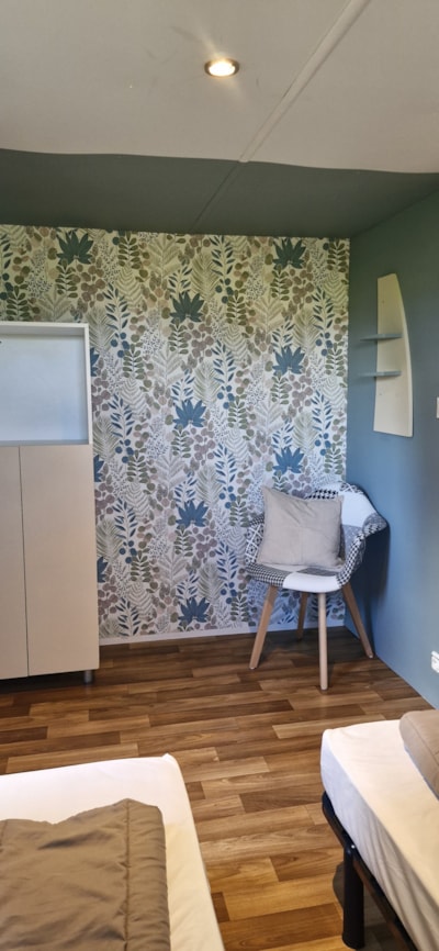 Comfort mobile home 21m², 2 bedrooms, beautiful countryside view