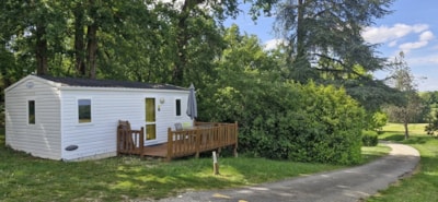Comfort mobile home 21m², 2 bedrooms, beautiful countryside view