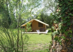 Mietunterkunft - Zelt Safari (Ohne Sanitäranlagen) - Camping des Tourbières