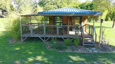 Huuraccommodatie(s) - Huisje Zen - Camping des Tourbières