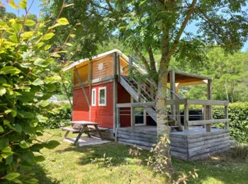 Mietunterkunft - Chalet Campagne 24M² / 2 Zimmer - Terrasse - CAMPING DE LA ROUVRE