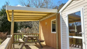 Mietunterkunft - Mobil-Home Randonneur Nature - CAMPING DE LA ROUVRE