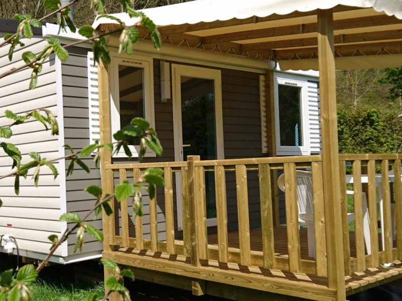 mobil home RANDO 18m² - Terrasse