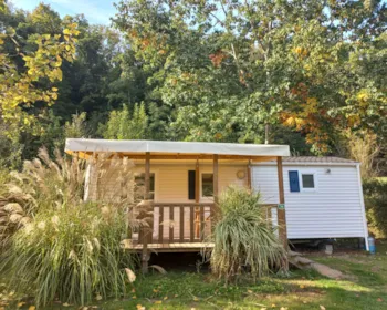 Mietunterkunft - Mobilheim Pano Colline 27M² / 2 Zimmer - Terrasse - CAMPING DE LA ROUVRE