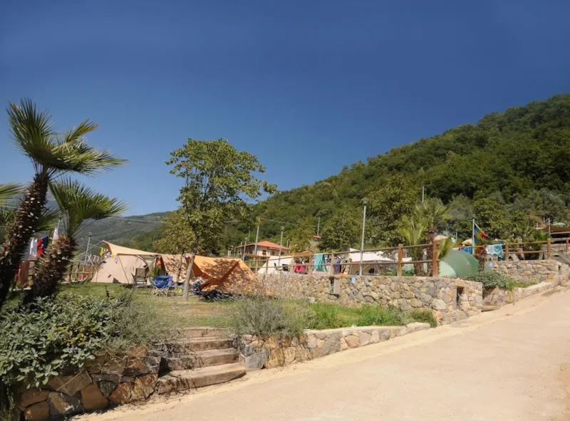 Emplacement Jaune Pour Petites Tentes Et Tentes Moyennes