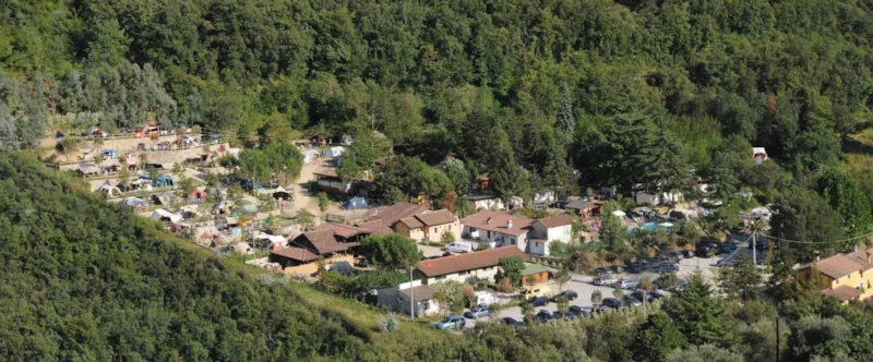 Emplacement Bleu Pour Camper