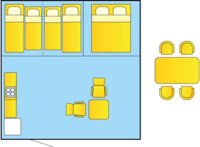 Tente Équipée Navajo 6 Places